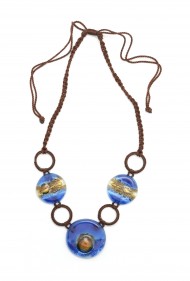 Glass Bib Necklace